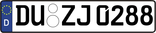 DU-ZJ0288