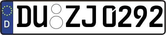 DU-ZJ0292