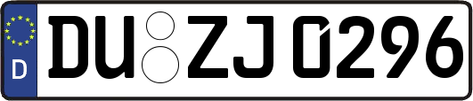 DU-ZJ0296