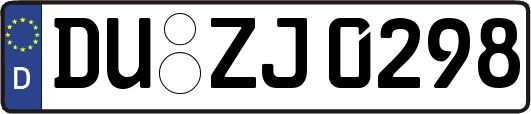 DU-ZJ0298