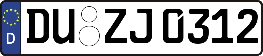 DU-ZJ0312