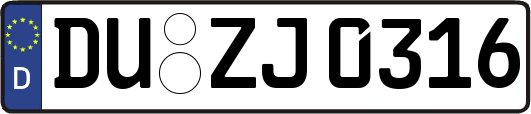 DU-ZJ0316