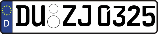DU-ZJ0325