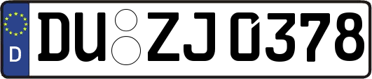 DU-ZJ0378