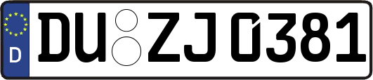 DU-ZJ0381