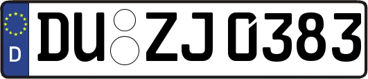 DU-ZJ0383
