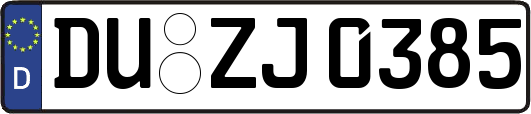DU-ZJ0385