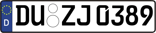 DU-ZJ0389