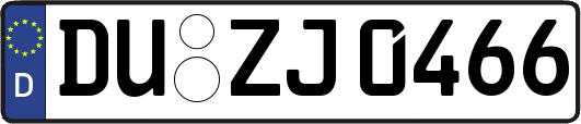 DU-ZJ0466