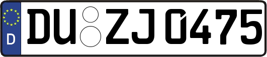 DU-ZJ0475