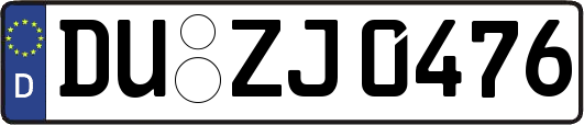 DU-ZJ0476