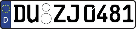 DU-ZJ0481