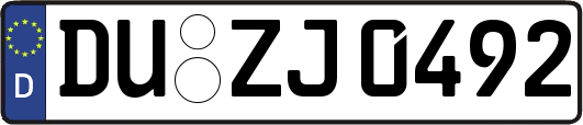 DU-ZJ0492