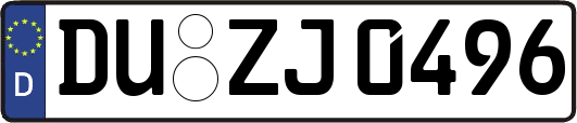 DU-ZJ0496