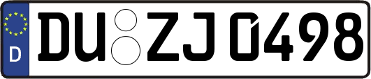 DU-ZJ0498