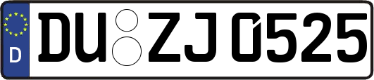 DU-ZJ0525