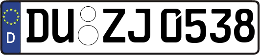 DU-ZJ0538