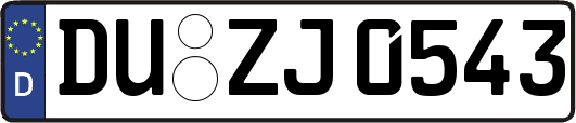 DU-ZJ0543