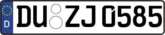 DU-ZJ0585