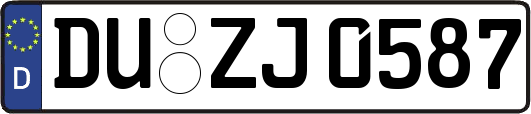 DU-ZJ0587