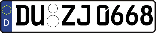DU-ZJ0668