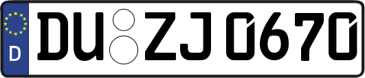 DU-ZJ0670