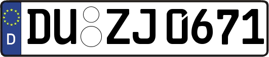 DU-ZJ0671