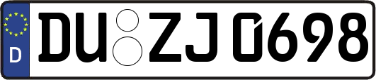 DU-ZJ0698