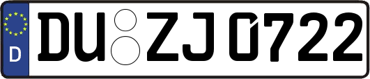 DU-ZJ0722