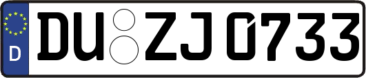 DU-ZJ0733