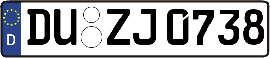 DU-ZJ0738