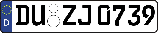 DU-ZJ0739