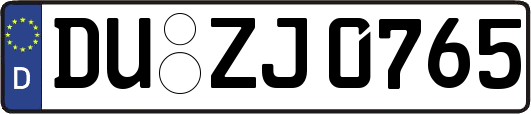 DU-ZJ0765
