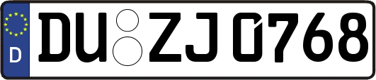 DU-ZJ0768