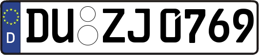 DU-ZJ0769