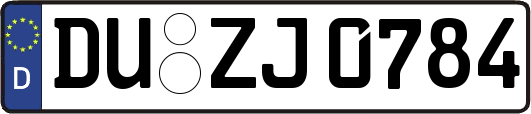 DU-ZJ0784