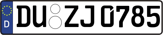 DU-ZJ0785