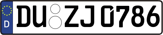 DU-ZJ0786