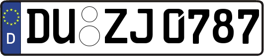 DU-ZJ0787