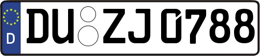 DU-ZJ0788