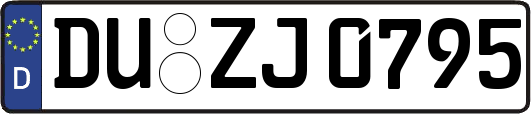 DU-ZJ0795