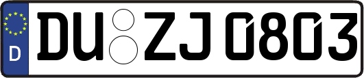 DU-ZJ0803
