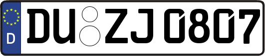 DU-ZJ0807