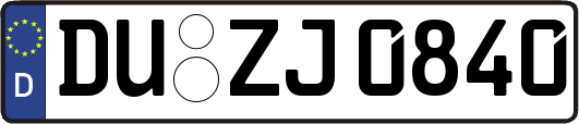 DU-ZJ0840