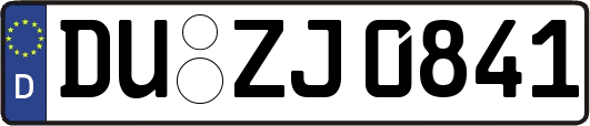 DU-ZJ0841