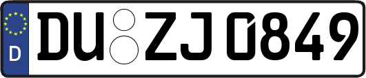 DU-ZJ0849