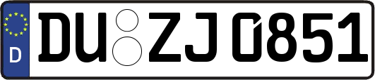 DU-ZJ0851