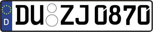 DU-ZJ0870