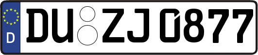 DU-ZJ0877
