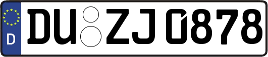 DU-ZJ0878
